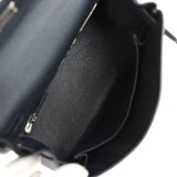 New Hermes Kelly Retourne 28 Black Togo Palladium Hardware