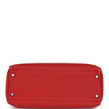 Hermes Kelly Retourne 32 Geranium Togo Palladium Hardware