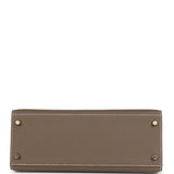 Hermes Kelly Sellier 28 Etoupe Epsom Gold Hardware