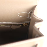New Hermes Kelly Sellier 28 Etoupe Epsom Gold Hardware
