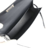 Hermes Kelly Sellier 20 Clouté Black Box Palladium Hardware