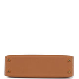 Hermes Kelly Sellier 20 Gold Epsom Gold Hardware