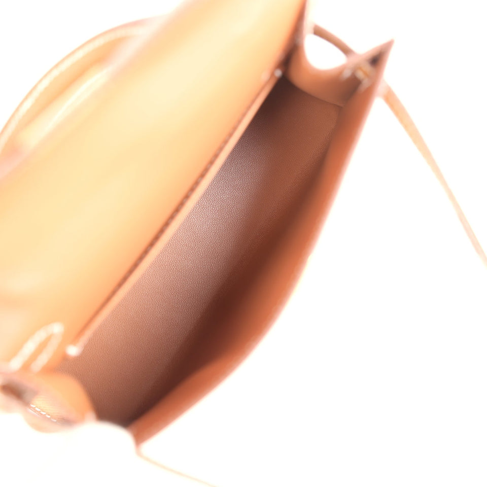 Hermes Kelly Sellier 20 Gold Epsom Gold Hardware