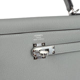 Hermes Kelly Retourne 28 Gris Mouette Togo Palladium Hardware