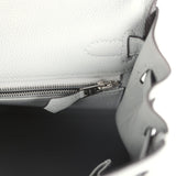Hermes Kelly Retourne 28 Gris Mouette Togo Palladium Hardware