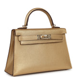 Hermes Kelly Sellier 20 Dore Chevre Chamkilight Permabrass Hardware