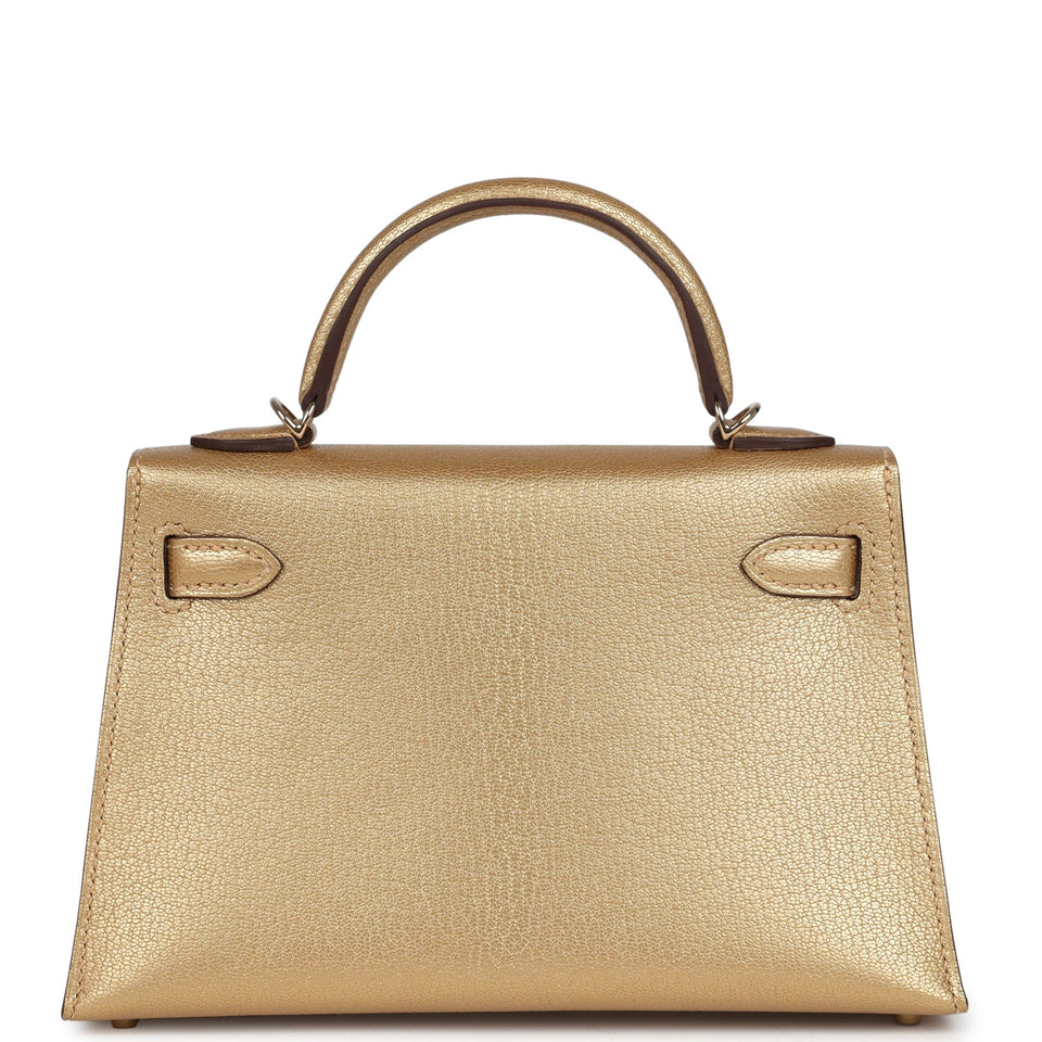 Hermes Kelly Sellier 20 Dore Chevre Chamkilight Permabrass Hardware