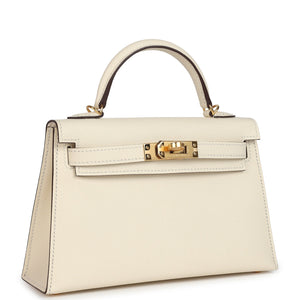 Hermes Kelly Sellier 20 Nata Epsom Gold Hardware