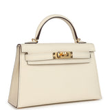 Hermes Kelly Sellier 20 Nata Epsom Gold Hardware