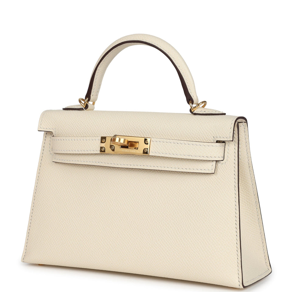 Hermes Kelly Sellier 20 Nata Epsom Gold Hardware