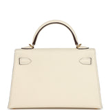 Hermes Kelly Sellier 20 Nata Epsom Gold Hardware