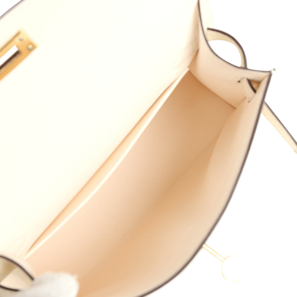 Hermes Kelly Sellier 20 Nata Epsom Gold Hardware