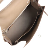 Hermes Kelly Sellier 25 Etoupe Epsom Palladium Hardware