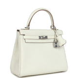 Hermes Kelly Retourne 25 Mushroom Togo Palladium Hardware