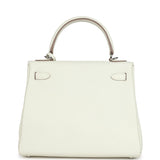 Hermes Kelly Retourne 25 Mushroom Togo Palladium Hardware