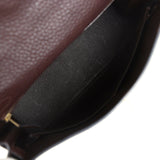 Hermes Kelly Retourne 32 Marron Fonce Fjord Gold Hardware