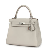 Hermes Kelly Retourne 25 Beton Togo Palladium Hardware