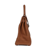 Hermes Kelly Retourne 35 Gold Togo Palladium Hardware
