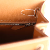 Hermes Kelly Sellier 28 Gold Epsom Palladium Hardware
