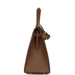 Hermes Kelly Sellier 28 Alezan Epsom Gold Hardware