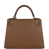 Hermes Kelly Sellier 28 Alezan Epsom Gold Hardware