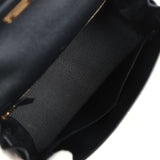 New Hermes Kelly Sellier 28 Black Epsom Gold Hardware