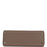 Hermes Kelly Retourne 35 Etoupe Togo Palladium Hardware