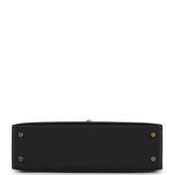 Hermes Special Order (HSS) Kelly Sellier 20 Black and Craie Epsom Gold Hardware