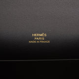 Hermes Kelly Pochette Black Swift Gold Hardware