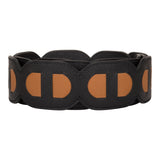 Hermes Black and Gold Epsom Maillons Shoulder Strap 109cm