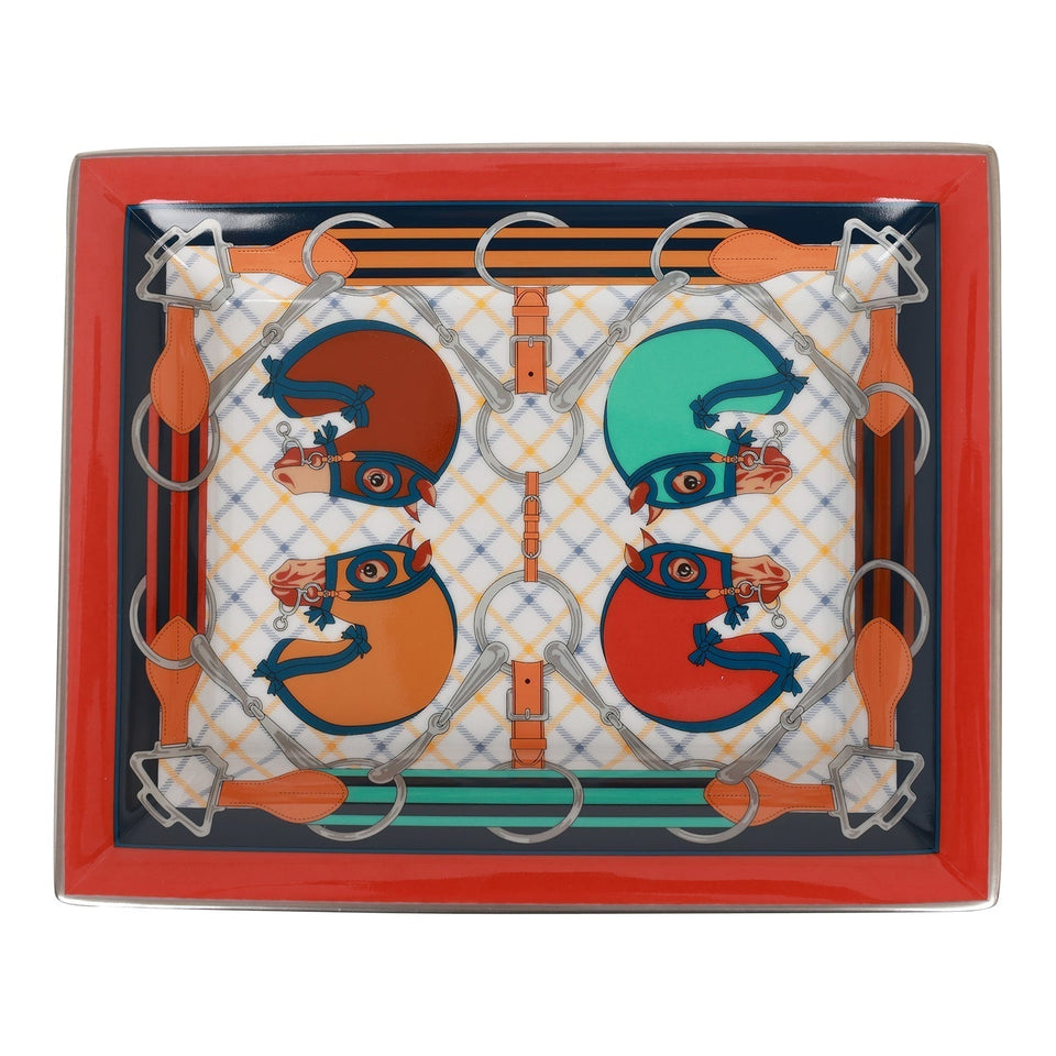 Hermes "Tatersale" Porcelain Change Tray