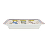 Hermes "Couvertures Et Tenues De Jour" Porcelain Change Tray