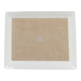 Hermes "Couvertures Et Tenues De Jour" Porcelain Change Tray