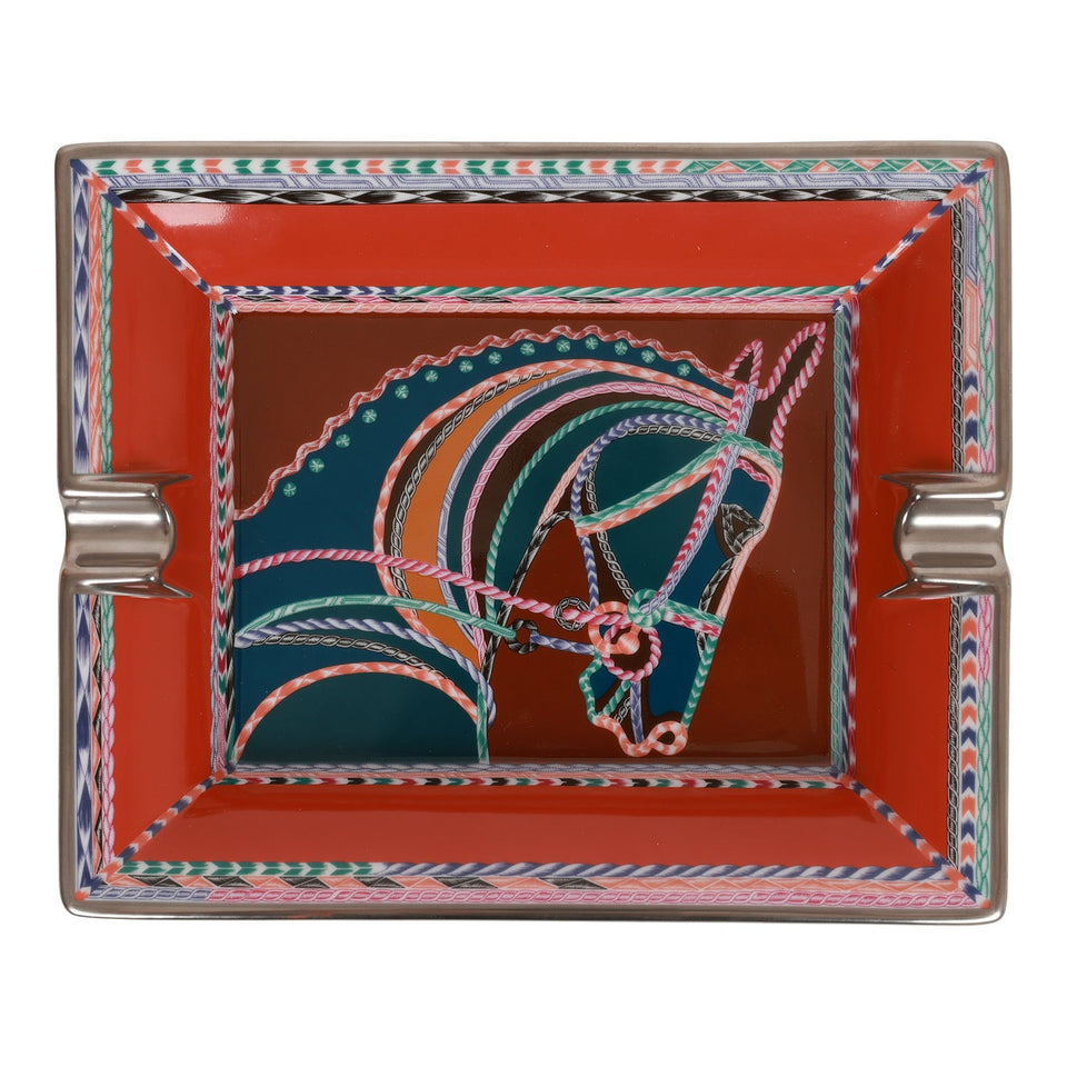 Hermes "Robe du Soir" Porcelain Ashtray