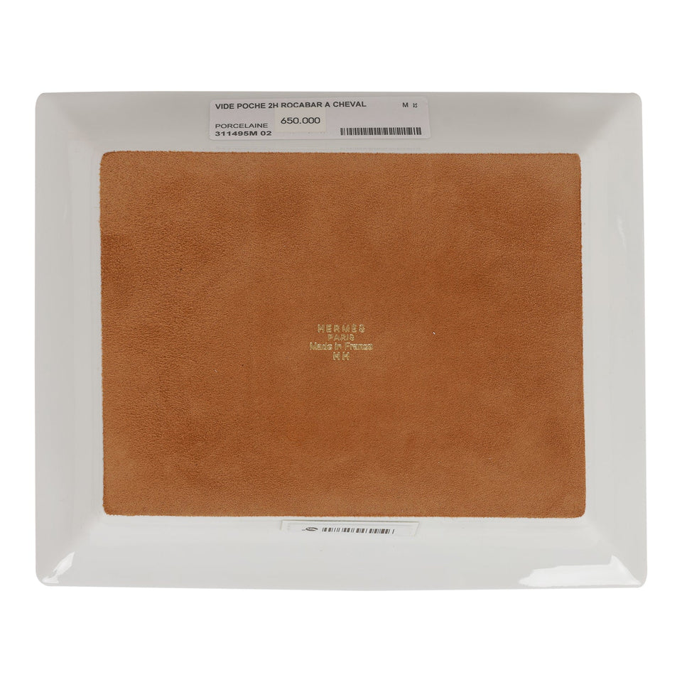 Hermes "Rocabar a Cheval" Porcelain Change Tray