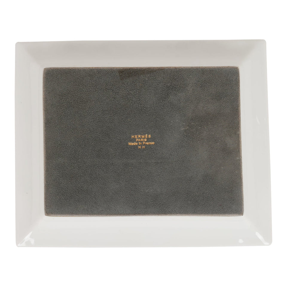 Hermes "L'Ombre des Boulevards" Porcelain Change Tray