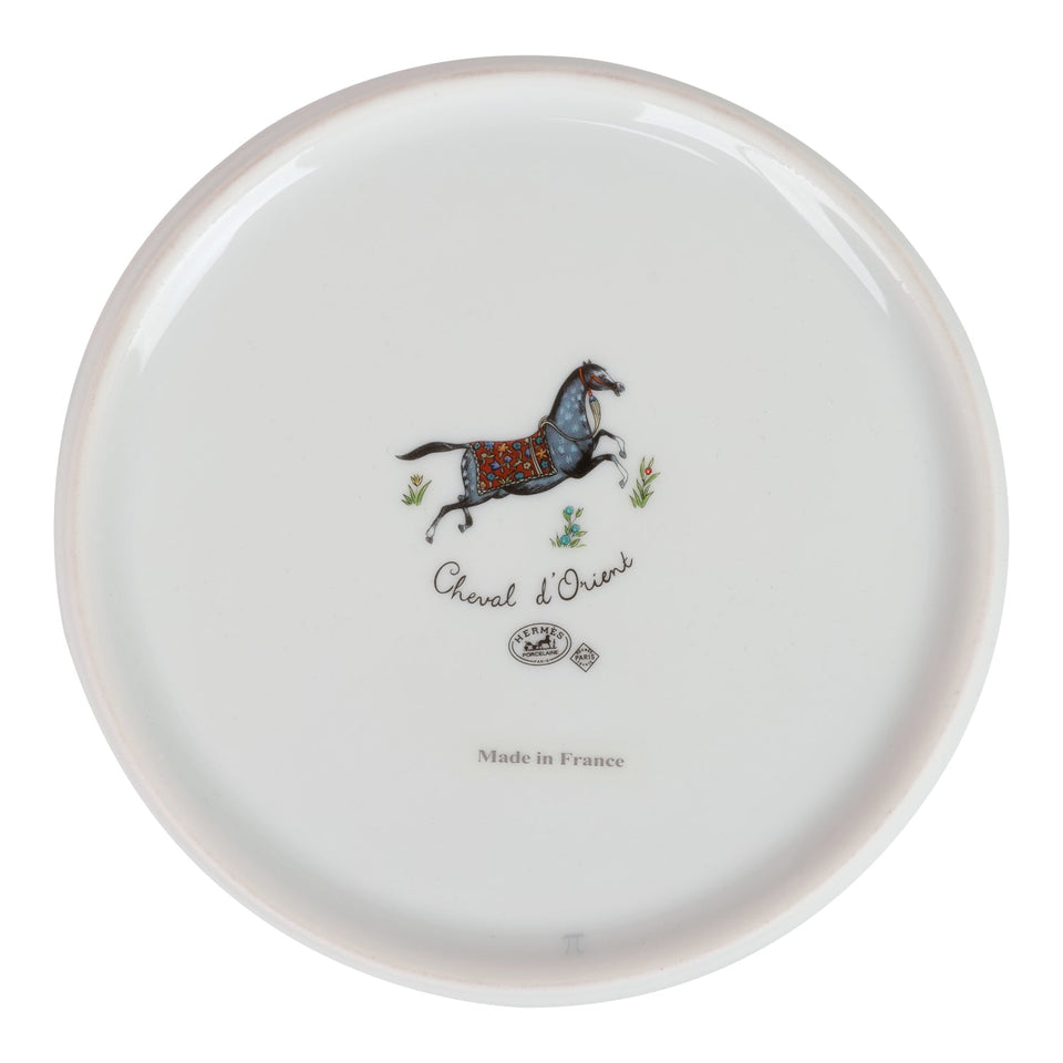 Hermes "Cheval D'Orient" Porcelain Desert Plate Set