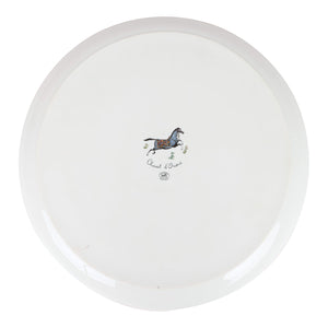 Hermes "Cheval D'Orient" Porcelain Tart Platter
