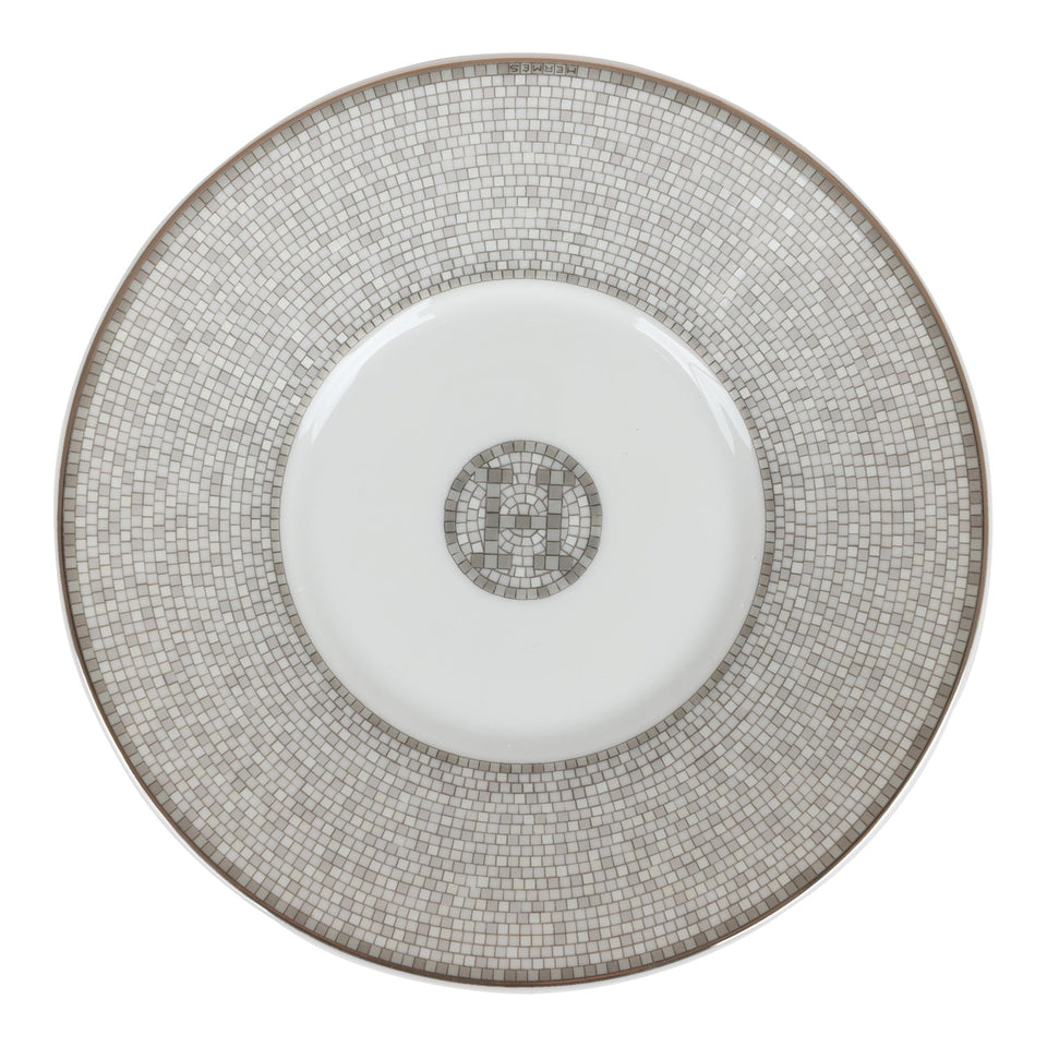 Hermes "Mosaique Au 24" Porcelain Tea Cup and Saucer Set