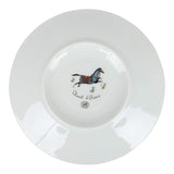 Hermes "Cheval D'Orient" Porcelain Tea Cup and Saucer Set