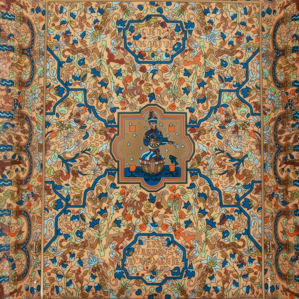 Hermes "Les Jardins d'Armenie" Porcelain Ashtray