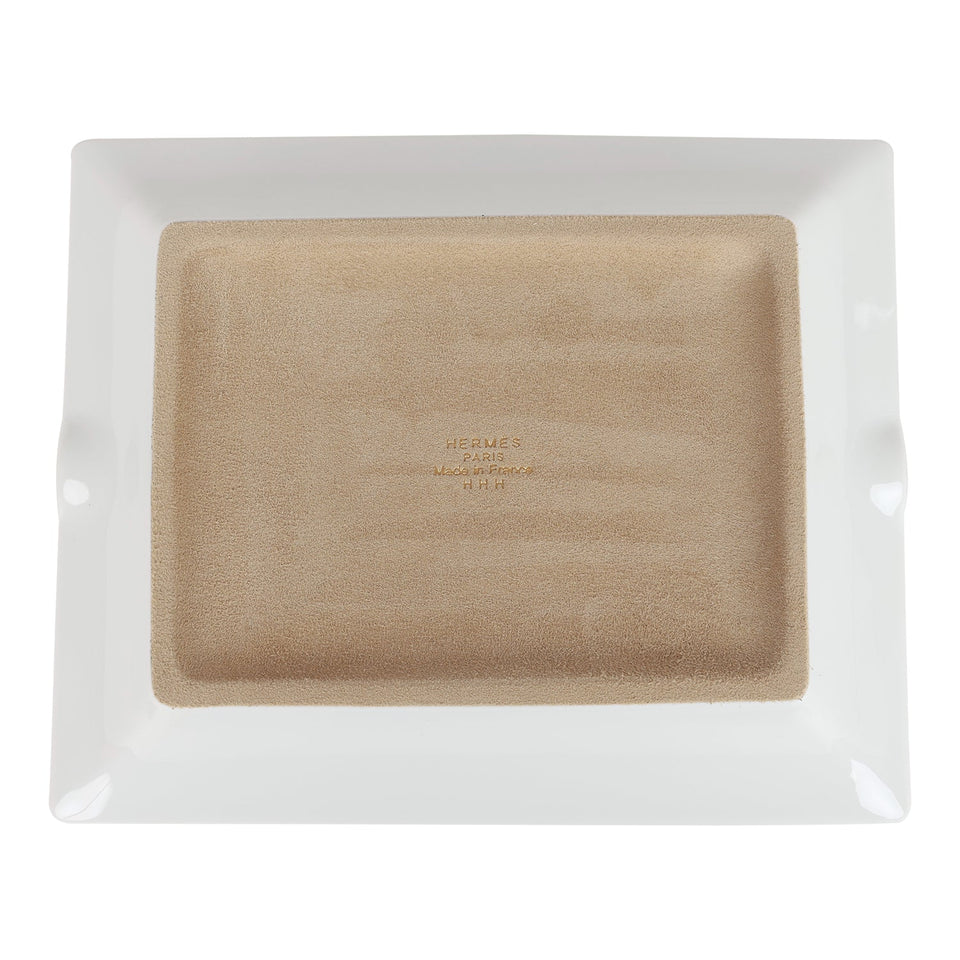 Hermes "Les Jardins d'Armenie" Porcelain Ashtray