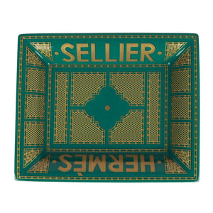 Hermes "Sellier" Porcelain Change Tray