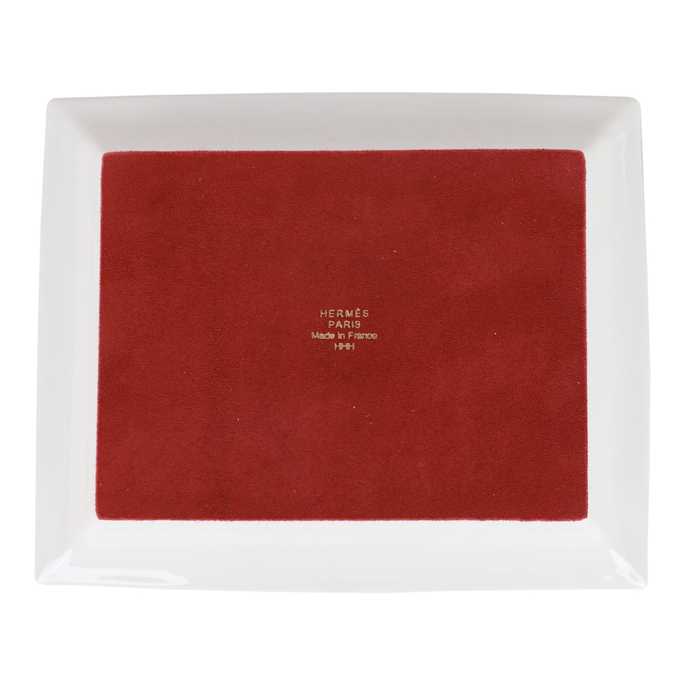 Hermes "H Electrique" Porcelain Change Tray