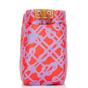 Hermes Fourbi 25 Rouge de Coeur Noeud Marin Silk and Barenia Palladium Hardware