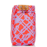 Hermes Fourbi 25 Rouge de Coeur Noeud Marin Silk and Barenia Palladium Hardware