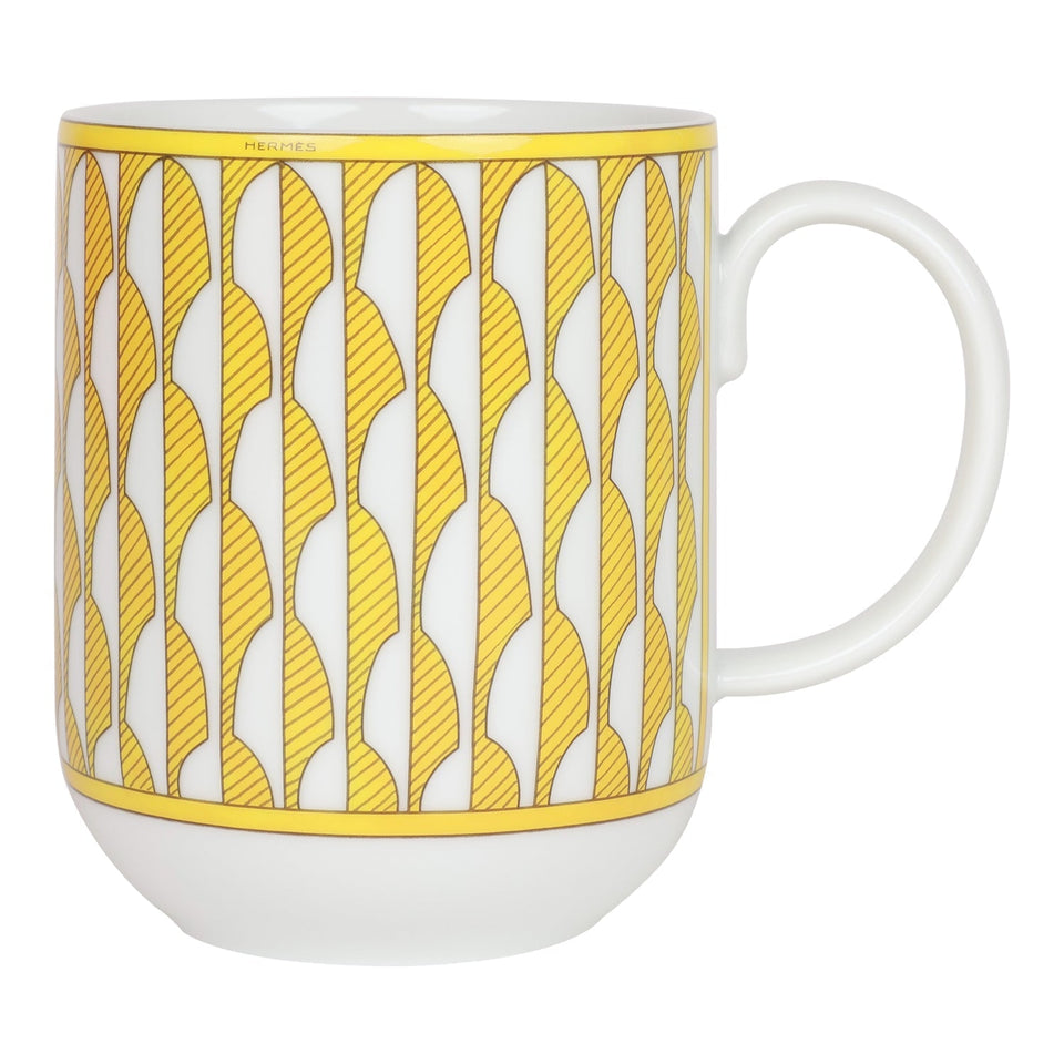 Hermes "Soleil D'Hermes" Porcelain Mug