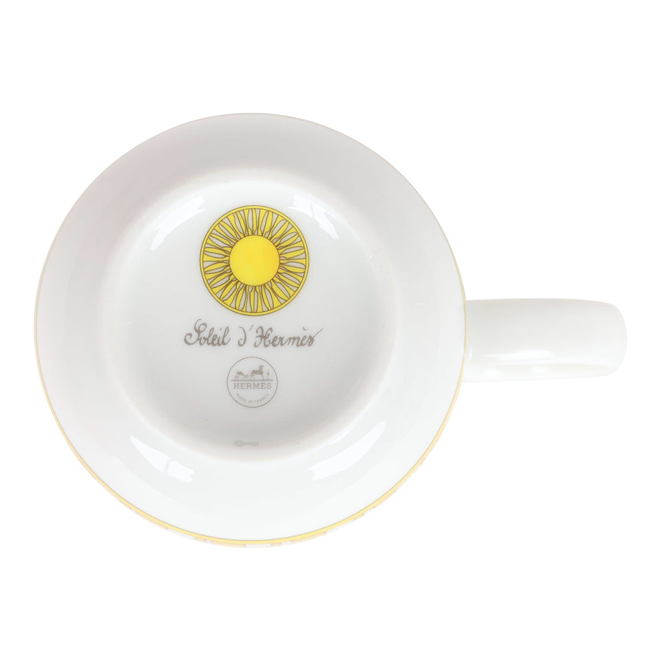 Hermes "Soleil D'Hermes" Porcelain Mug