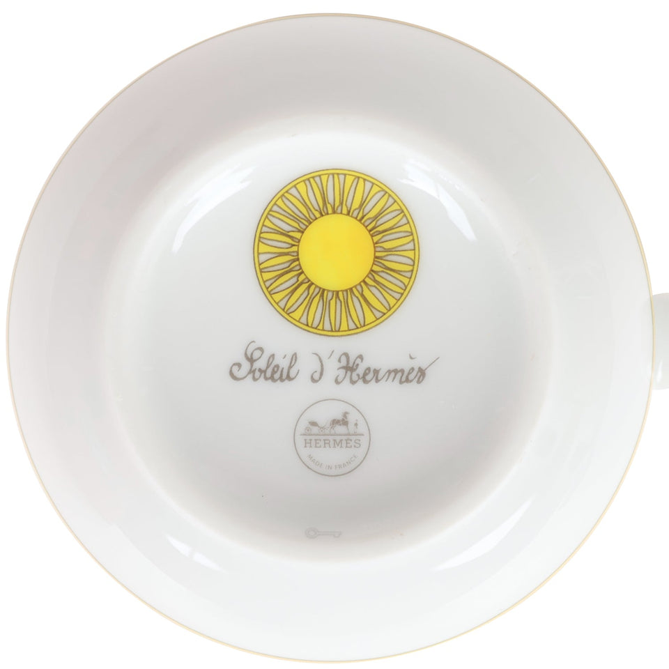 Hermes "Soleil D'Hermes" Porcelain Mug