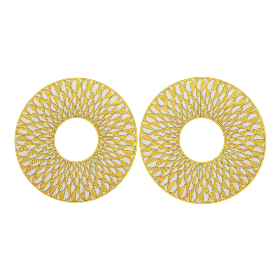 Hermes "Soleil D'Hermes" Porcelain Dinner Plate Set